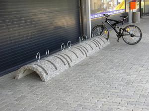 Велопарковка бетонная Трио Дуга