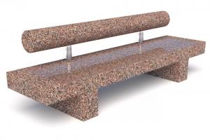 Скамейка бетонная Шпалер Премиум