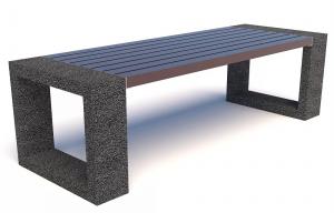 Скамейка бетонная Румба